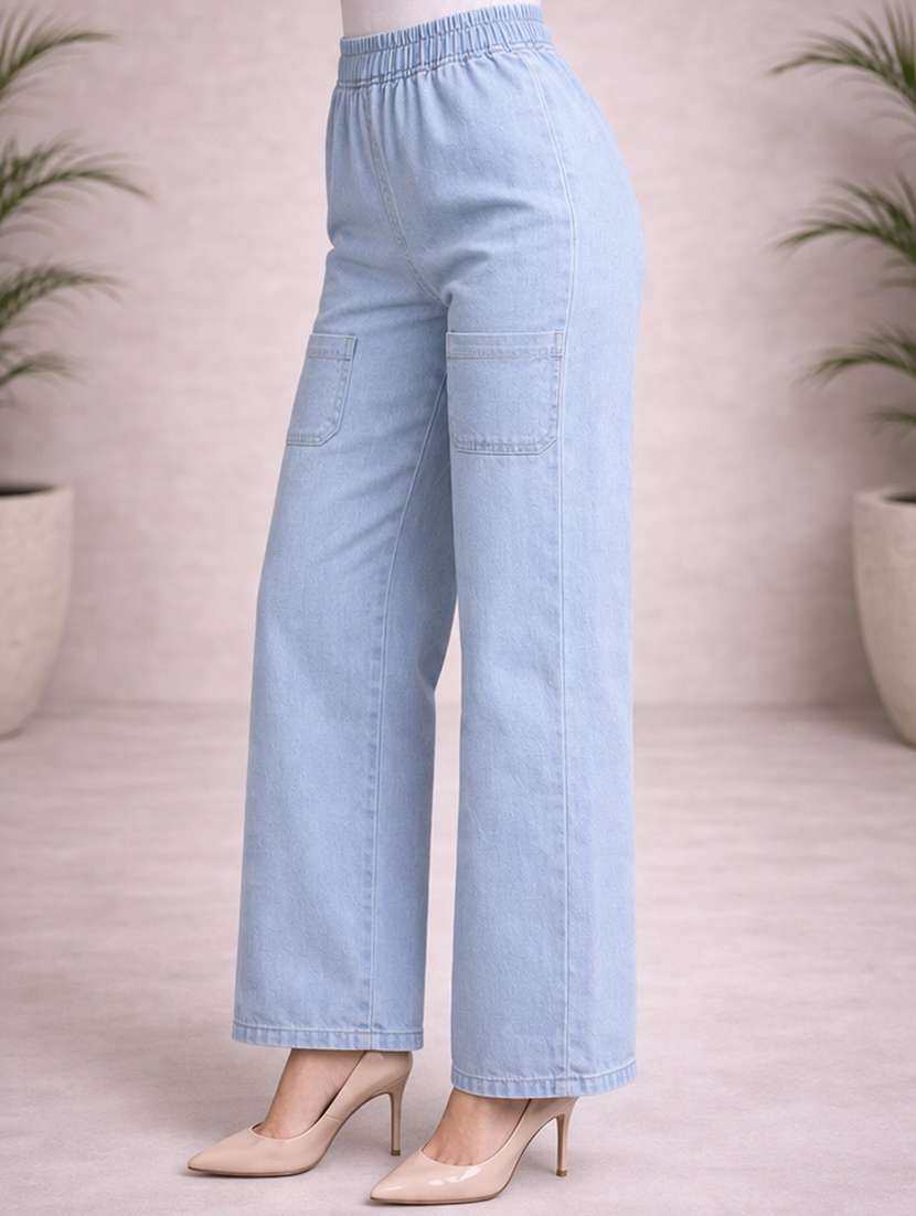 women light blue denim jean - 22463388 -  Standard Image - 2