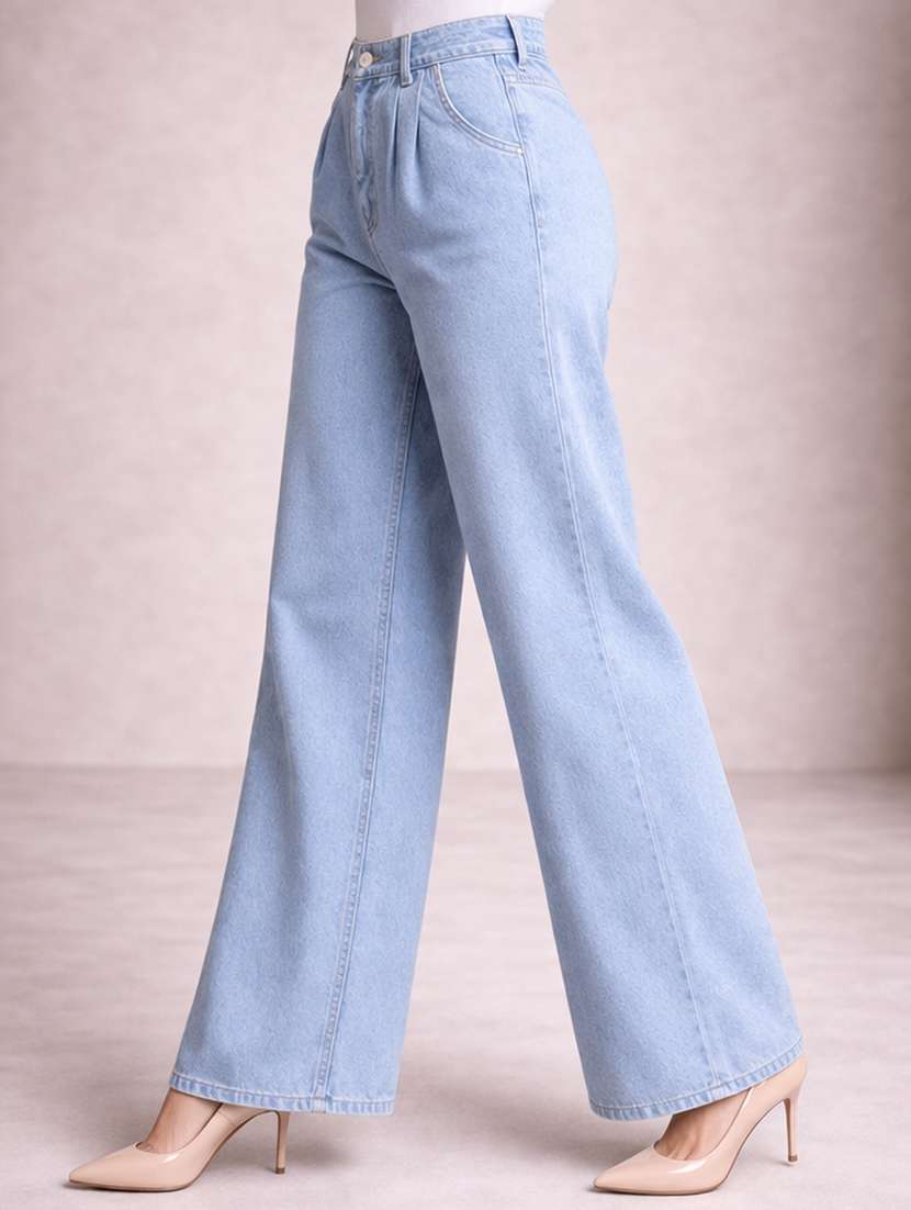 women light blue denim jean - 22463390 -  Standard Image - 2