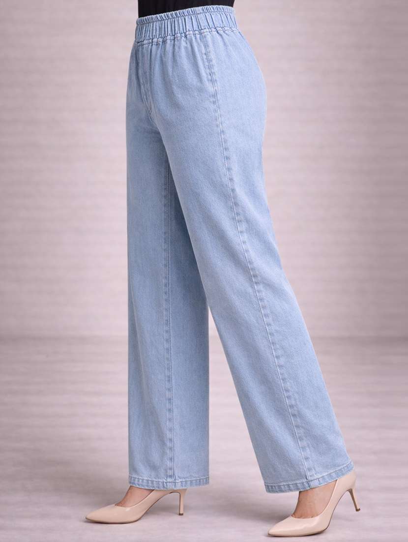 women light blue denim jean - 22463394 -  Standard Image - 2