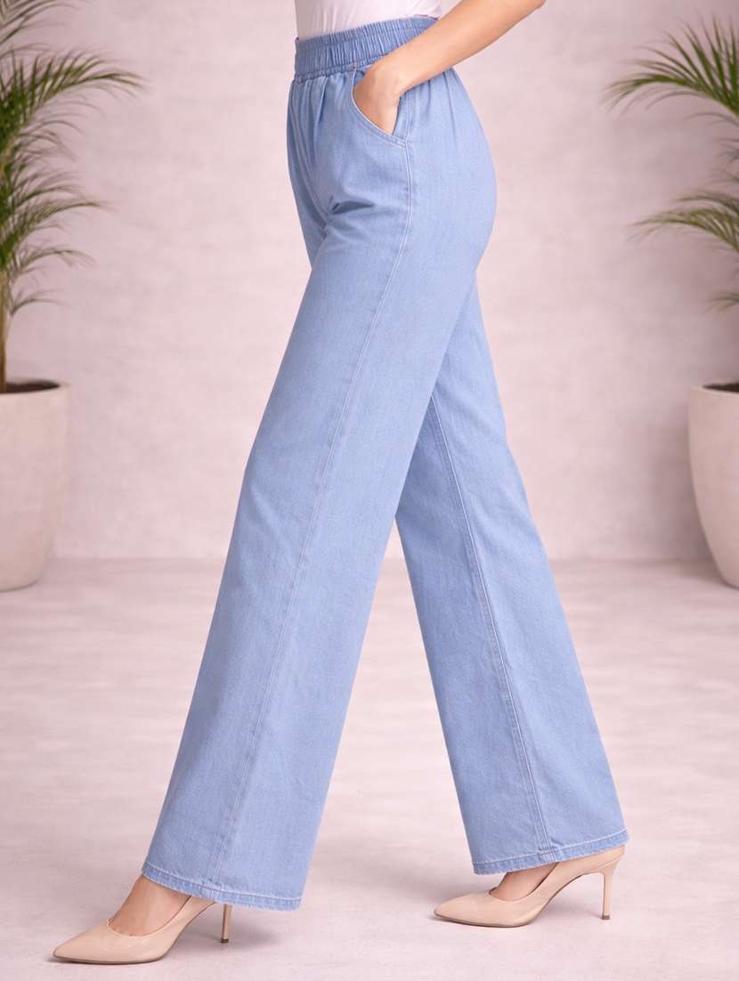 women light blue denim jean - 22463396 -  Standard Image - 2