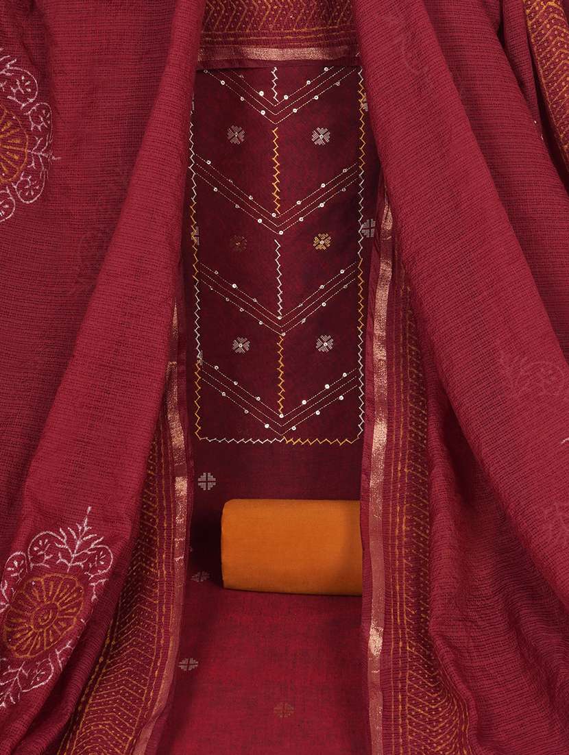 women self design unstitched suit set - 22463535 -  Standard Image - 2