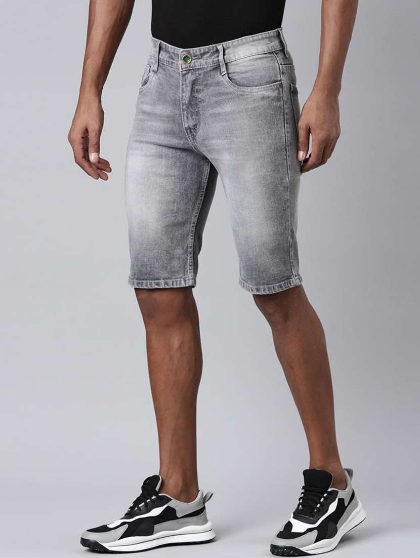 men yellow denim s short - 22463566 -  Standard Image - 2
