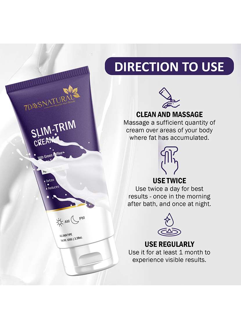 7daysnatural body fit slimming cream for men and women 100g - 22464790 -  Standard Image - 2