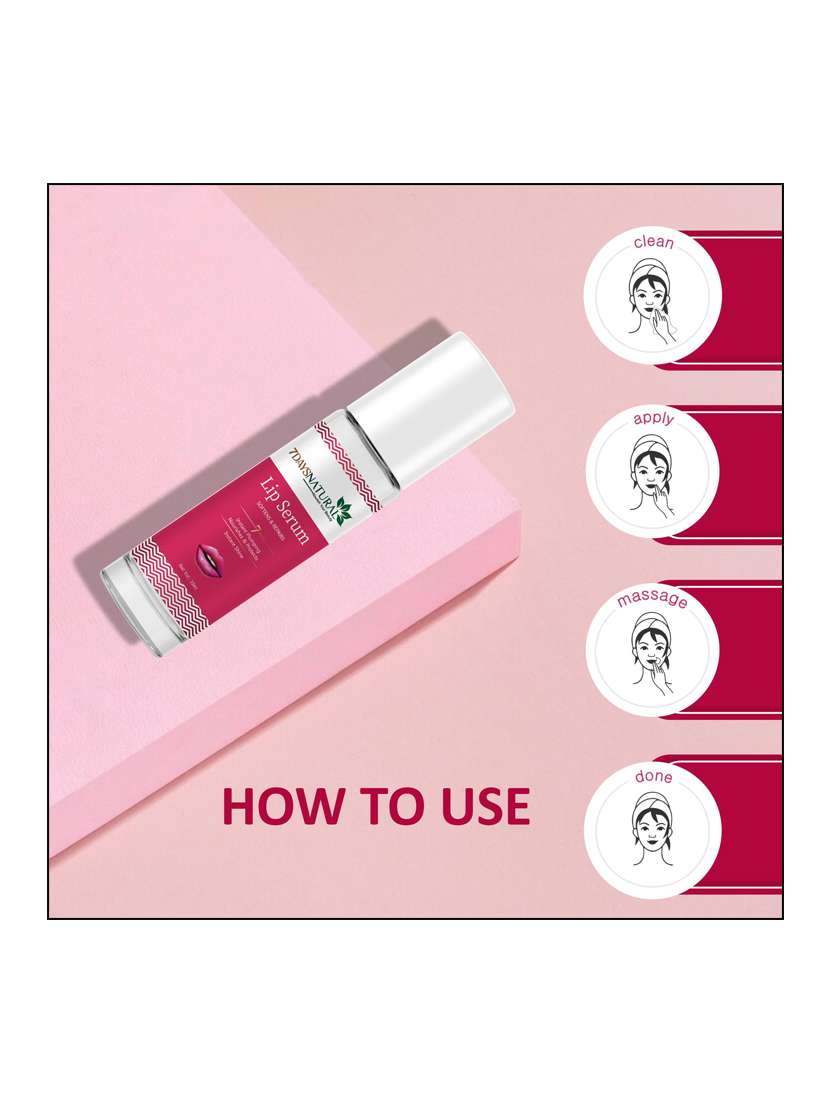 7daysnatural natural lip serum for men & women soft & supple lips suitable for all skin types lip serum 10 ml - 22464849 -  Standard Image - 2
