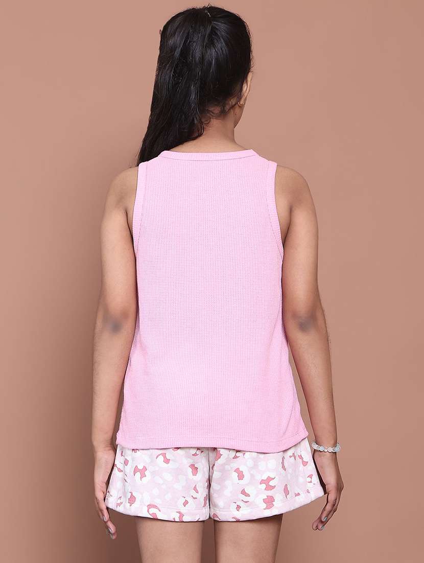 girls pink cotton tank top - 22464942 -  Standard Image - 2