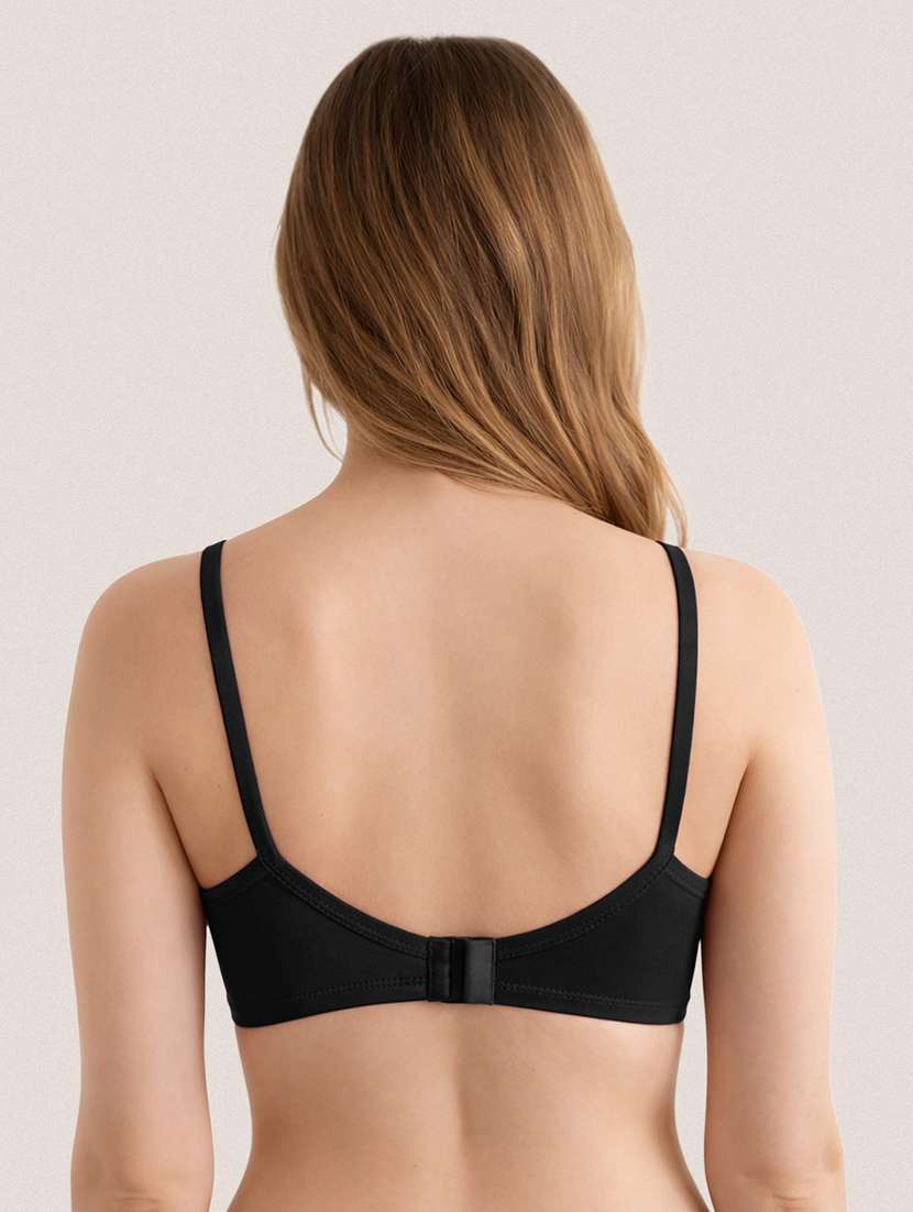 women solid lightly padded regular bra - 22464971 -  Standard Image - 2