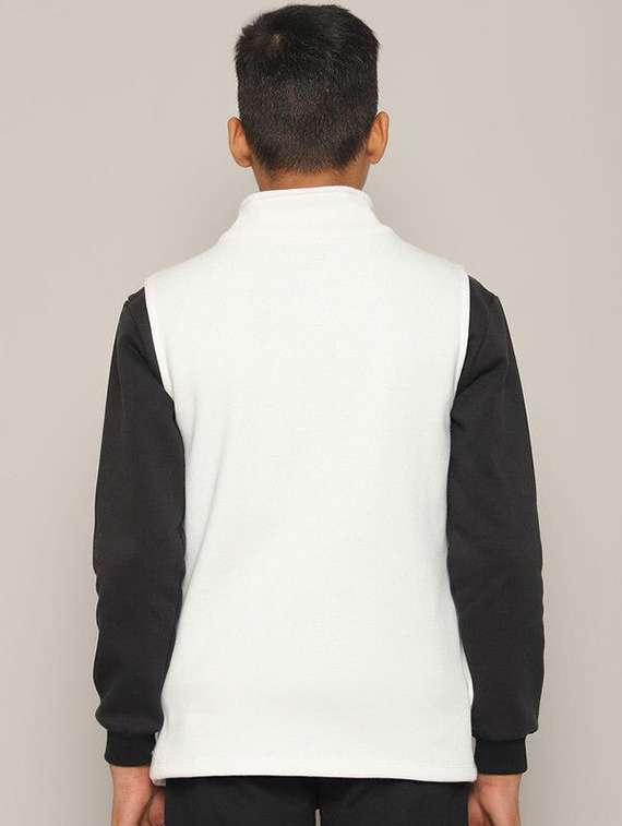 boys solid white cotton regular jackets & coat - 22464988 -  Standard Image - 2