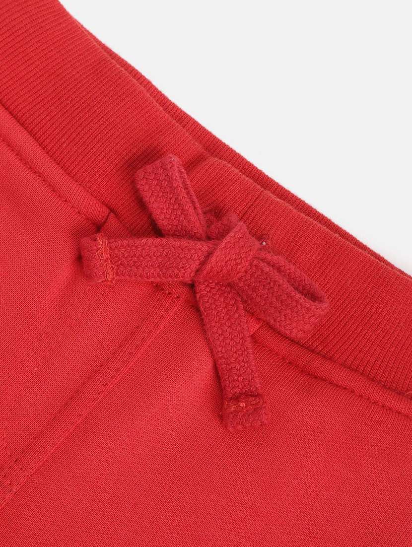girl red cotton printed jogger - 22465049 -  Standard Image - 2