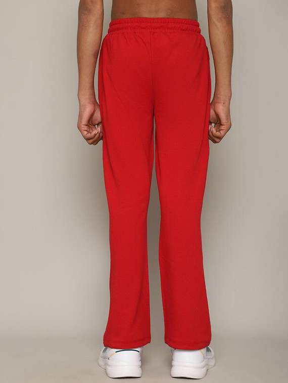 boys solid red cotton track wear - 22465083 -  Standard Image - 2