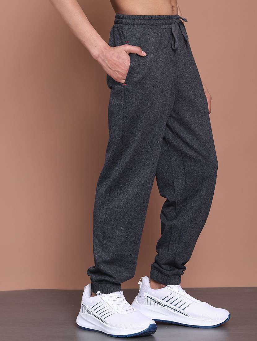 boys grey cotton blend plain jogger - 22465104 -  Standard Image - 2