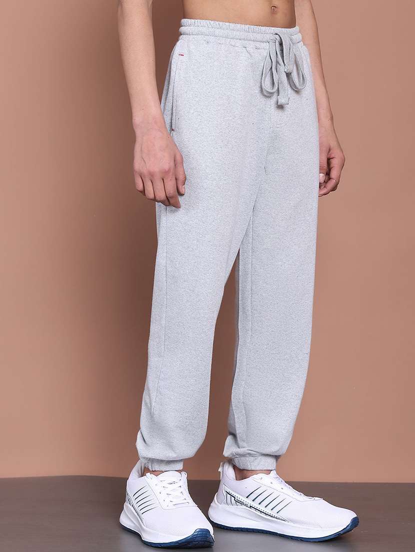 boy grey cotton blend plain jogger - 22465106 -  Standard Image - 2