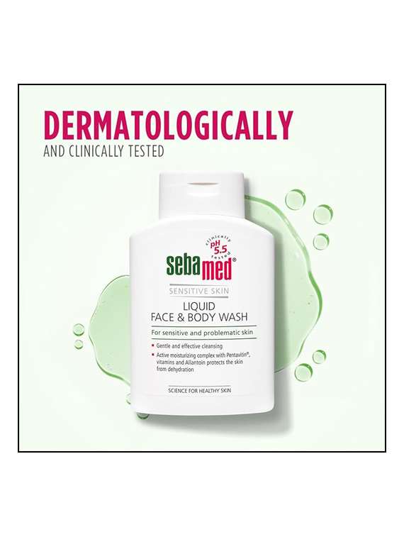 sebamed liquid face & body wash - 22465182 -  Standard Image - 2