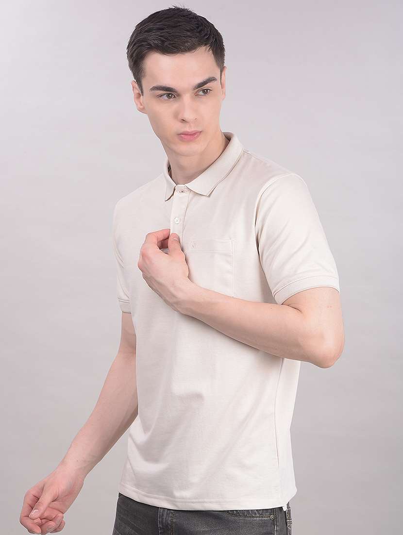 men solid short sleeve regular fit polo t-shirt - 22465256 -  Standard Image - 2