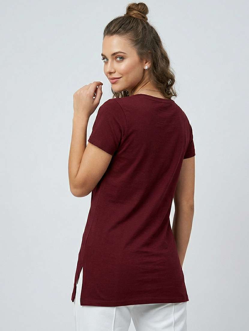 Women Pack Of 2 Printed Combo T-shirt - 22465795 -  Standard Image - 2