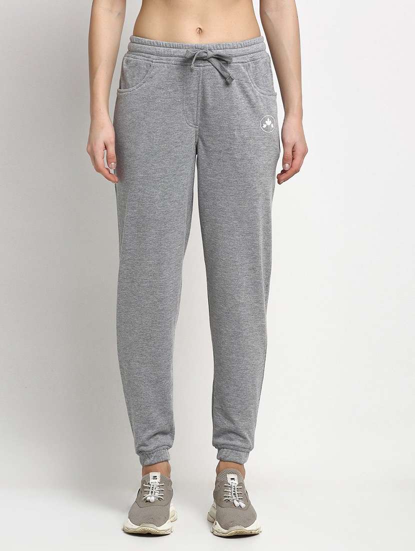  women solid track jogger 