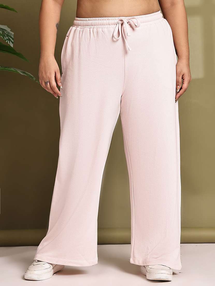  women solid track jogger 