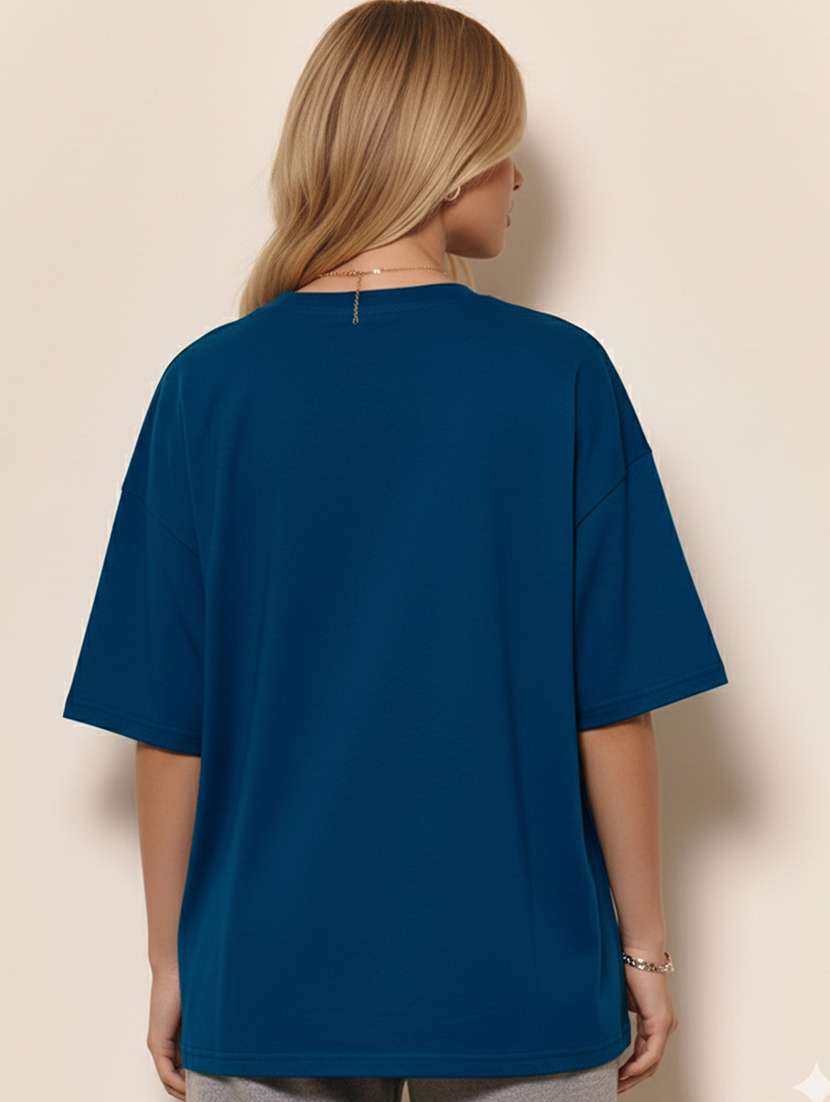 women printed short sleeve oversized t-shirt - 22466811 -  Standard Image - 2