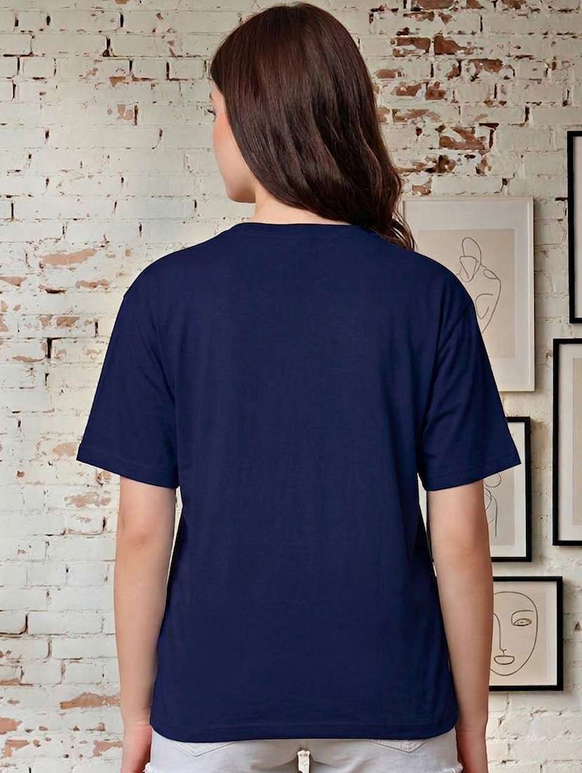 women printed short sleeve oversized t-shirt - 22466824 -  Standard Image - 2