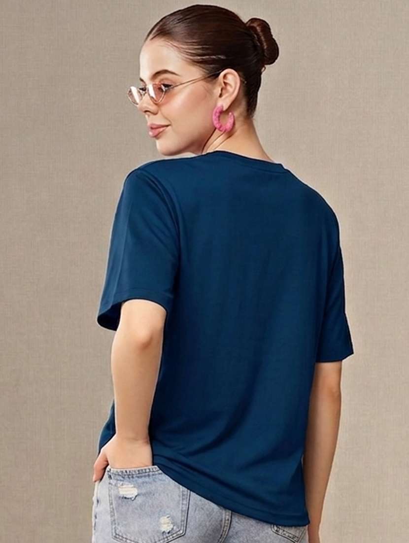 women printed short sleeve oversized t-shirt - 22466836 -  Standard Image - 2