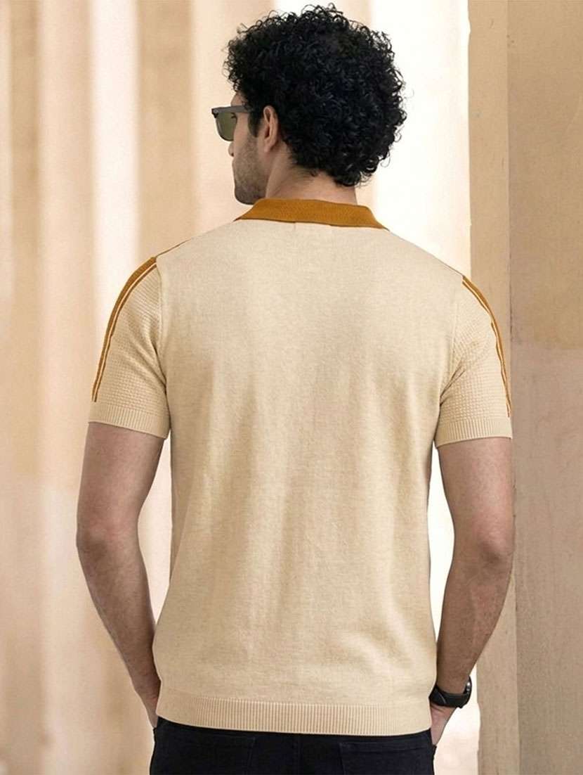 men color block short sleeve regular fit polo t-shirt - 22467029 -  Standard Image - 2