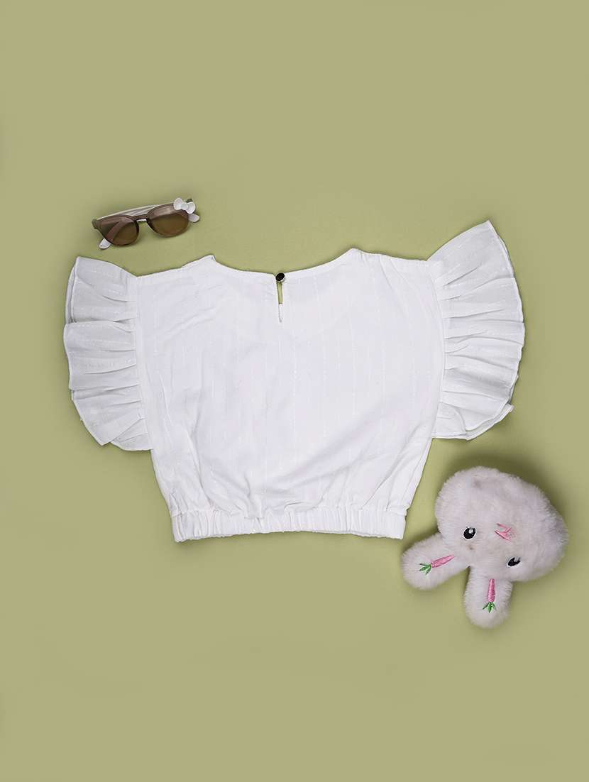 girls embellished round neck top and shorts set - 22467766 -  Standard Image - 2