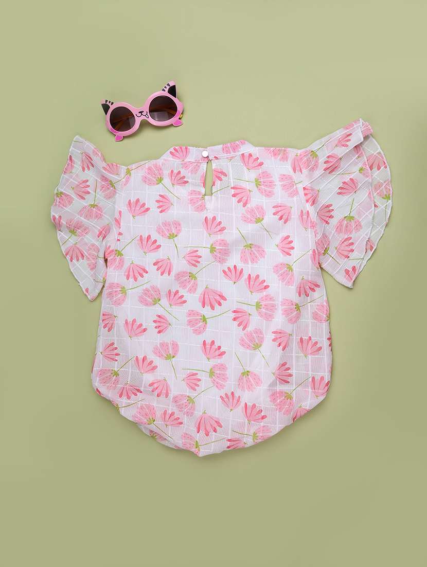 girls printed round neck casual top - 22467977 -  Standard Image - 2
