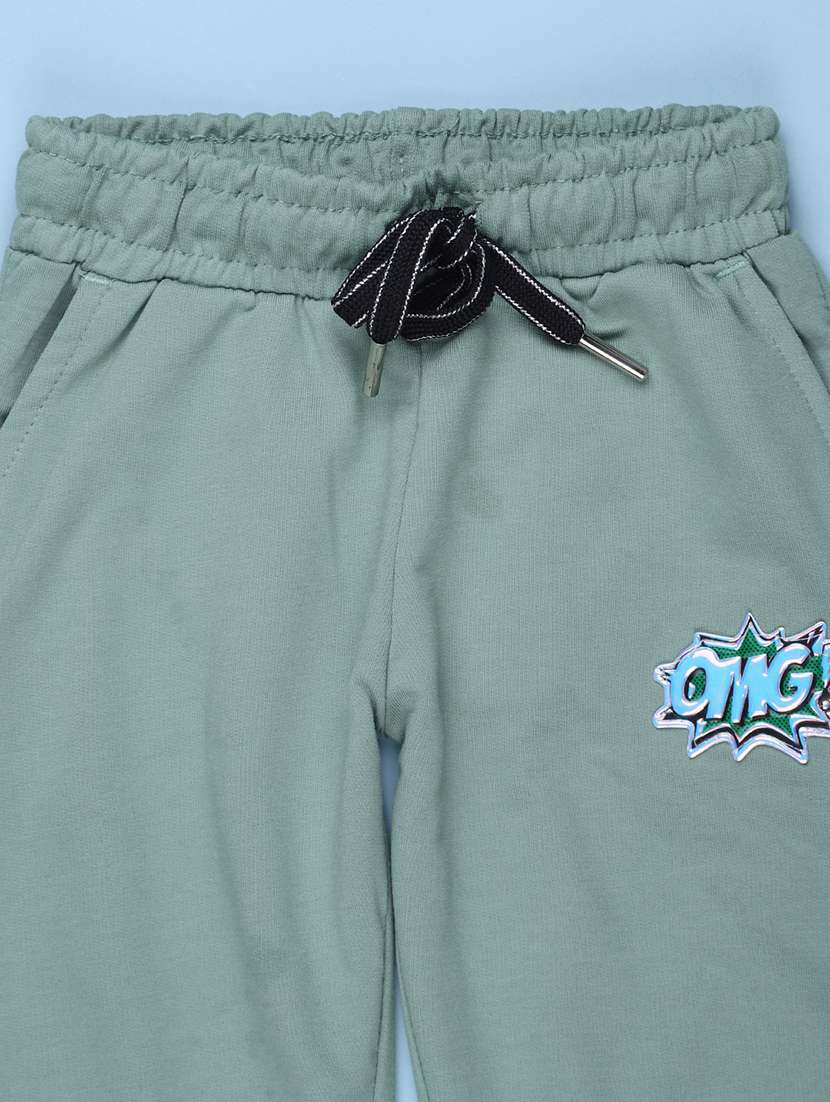 Girls Printed Mid Rise Regular Fit Jogger - 22468694 -  Standard Image - 2