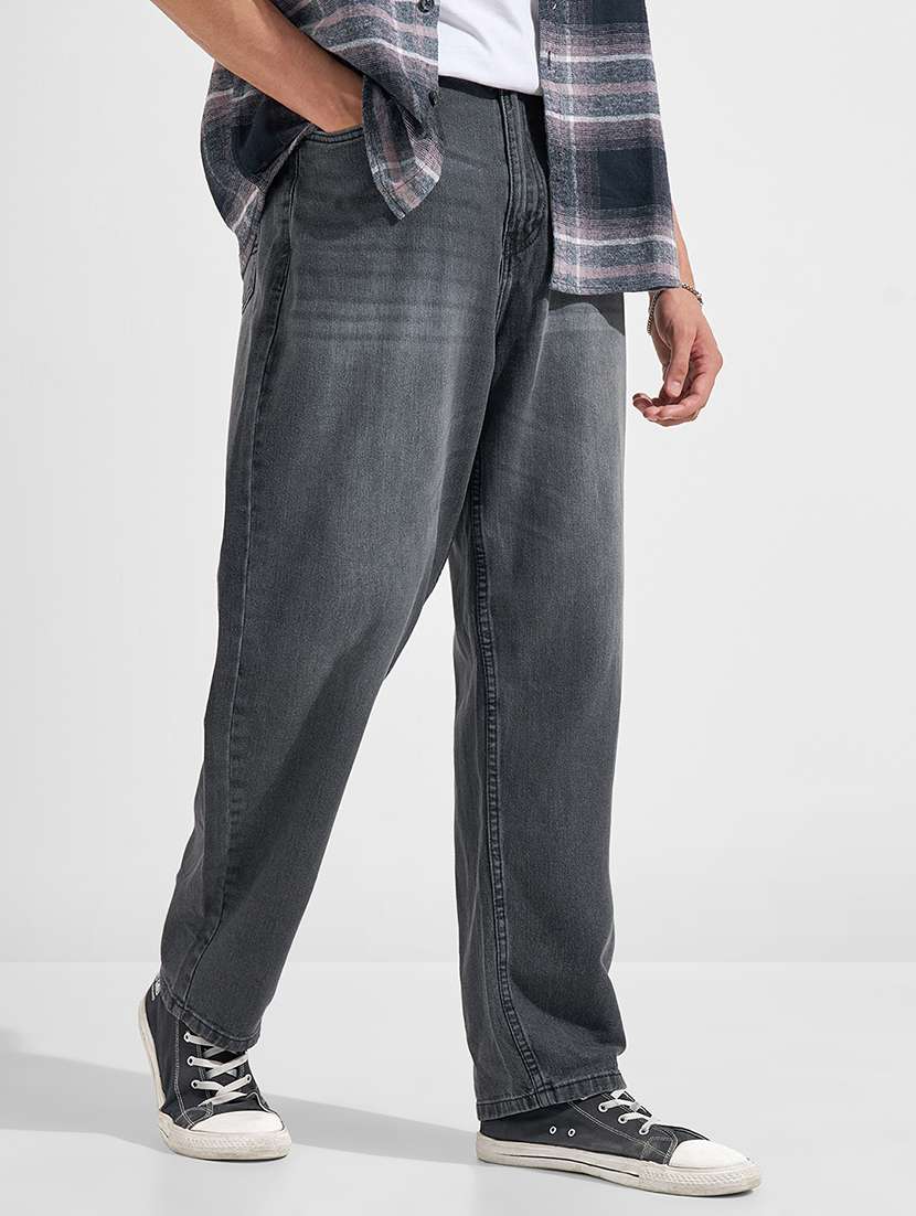 men washed mid rise jeans  - 22469131 -  Standard Image - 2