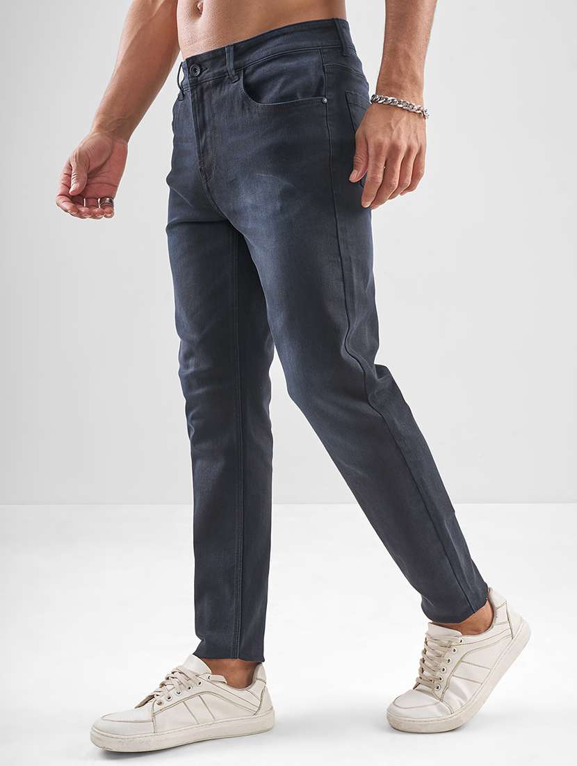 men solid mid rise slim fit jean - 22469138 -  Standard Image - 2