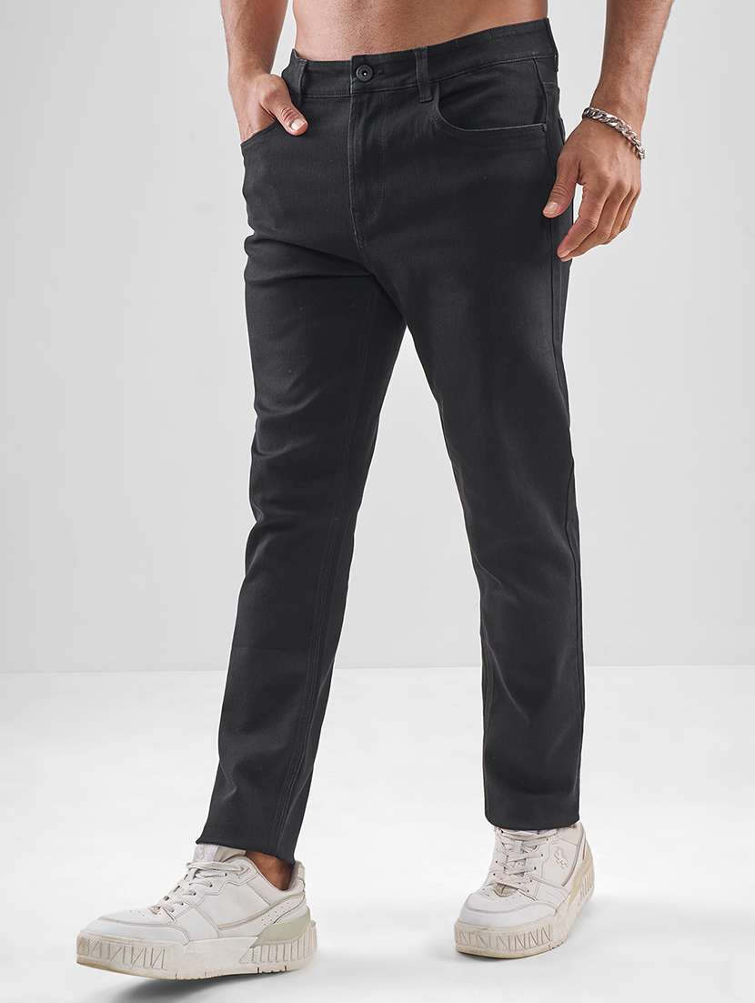 men solid mid rise slim fit jean - 22469140 -  Standard Image - 2