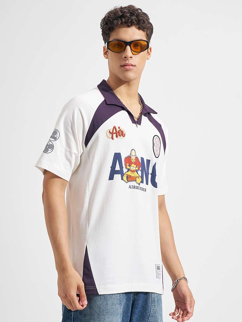 men printed polo neck t-shirt - 22469226 -  Standard Image - 2