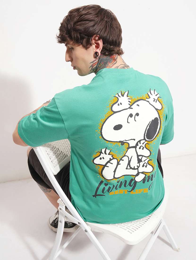 men printed short sleeve t-shirt