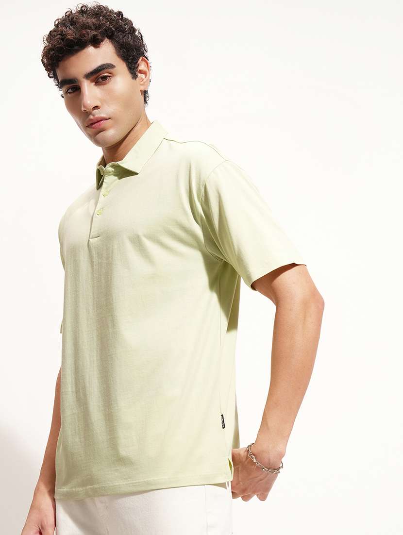 men green cotton plain t-shirt - 22469376 -  Standard Image - 2