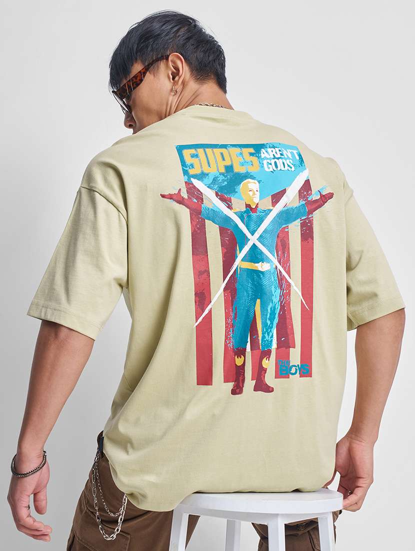 men printed short sleeve t-shirt