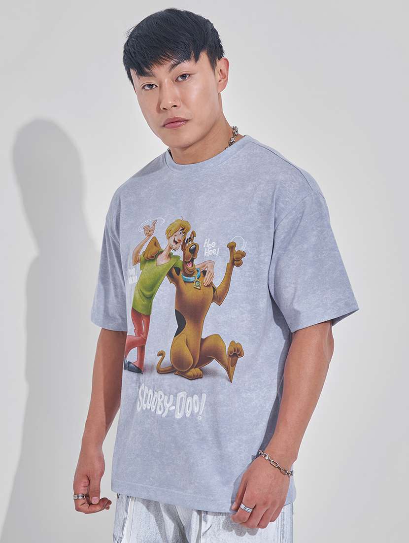 men printed scooby-doo graphic print t-shirt - 22469403 -  Standard Image - 2