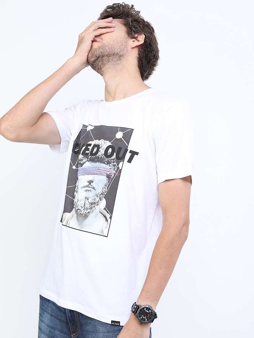 men printed short sleeve t-shirt - 22469429 -  Standard Image - 2