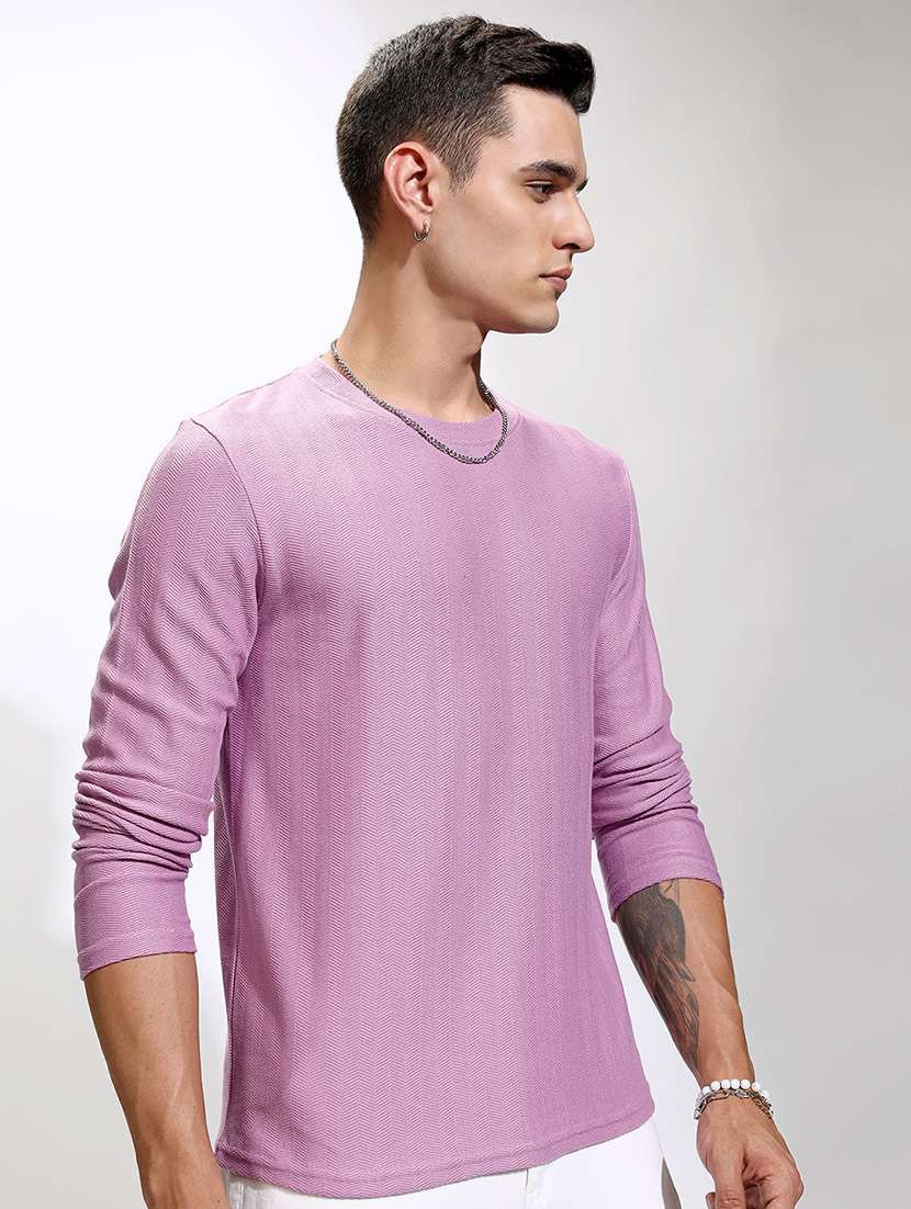 men self design long sleeve regular fit t-shirt - 22469432 -  Standard Image - 2