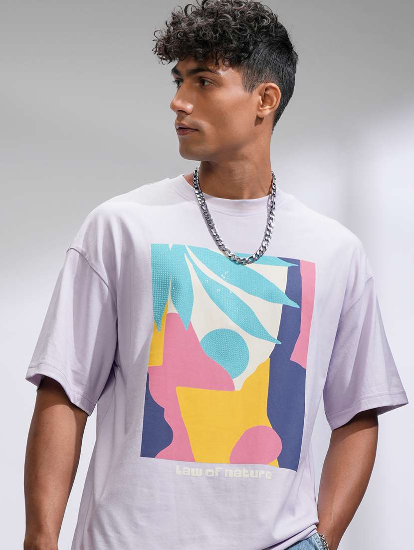 men printed short sleeve t-shirt