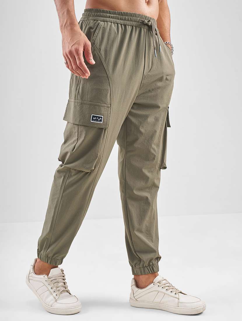 men blue nylon casual trouser - 22469562 -  Standard Image - 2