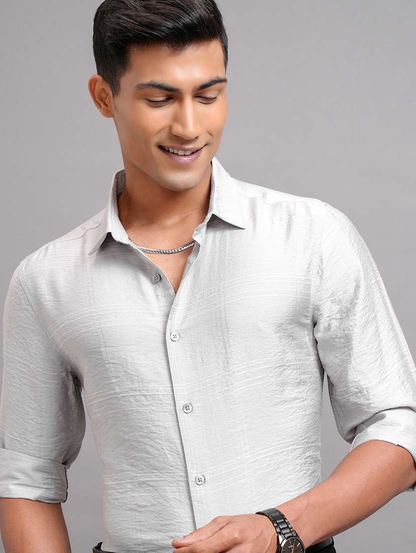 men self design long sleeve regular fit casual shirt - 22470464 -  Standard Image - 2