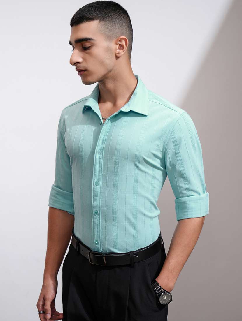 men self design long sleeve regular fit casual shirt - 22470484 -  Standard Image - 2