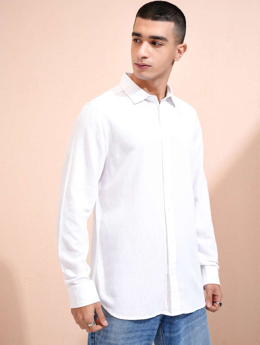 men self design long sleeve regular fit casual shirt - 22470497 -  Standard Image - 2