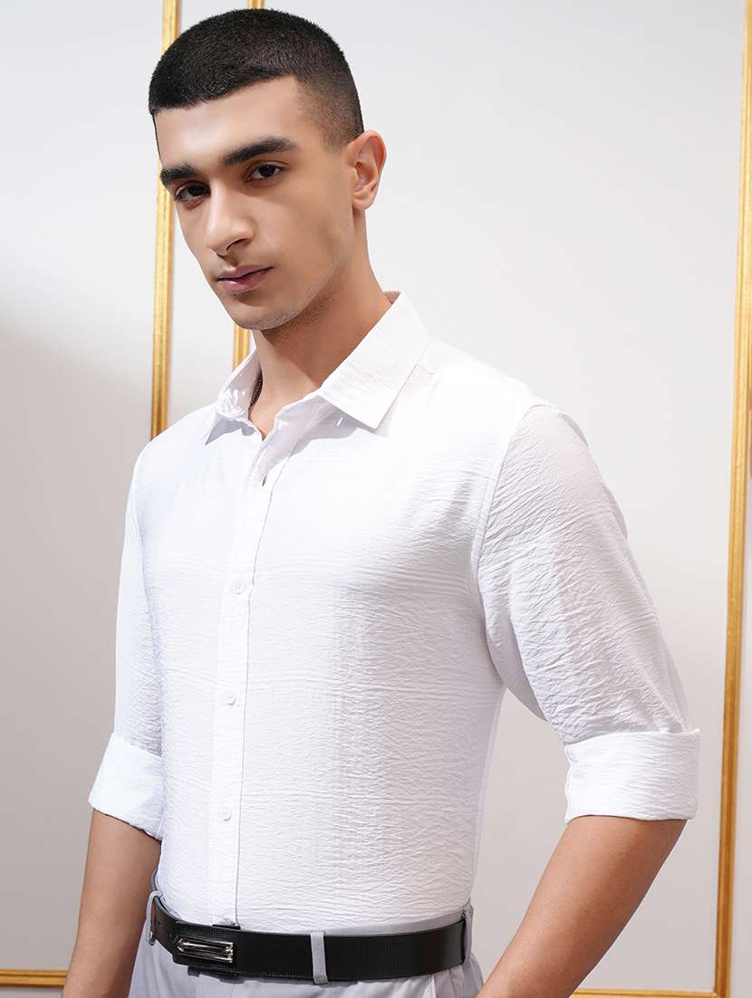 men self design long sleeve regular fit casual shirt - 22470512 -  Standard Image - 2