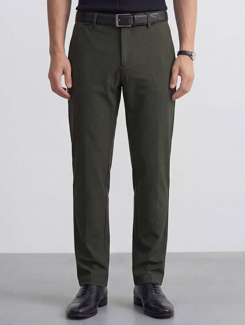 men nylon chinos casual trouser
