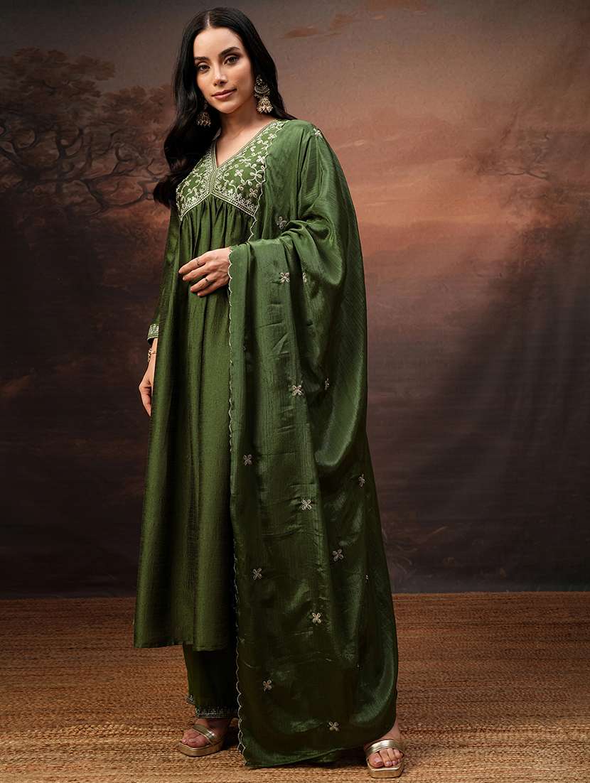 women purple kurta palazzo set set - 22471438 -  Standard Image - 2