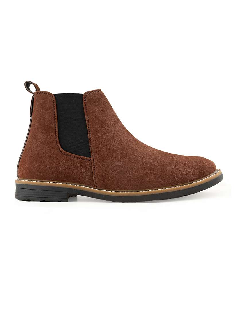 men brown high ankle boot - 22471619 -  Standard Image - 2