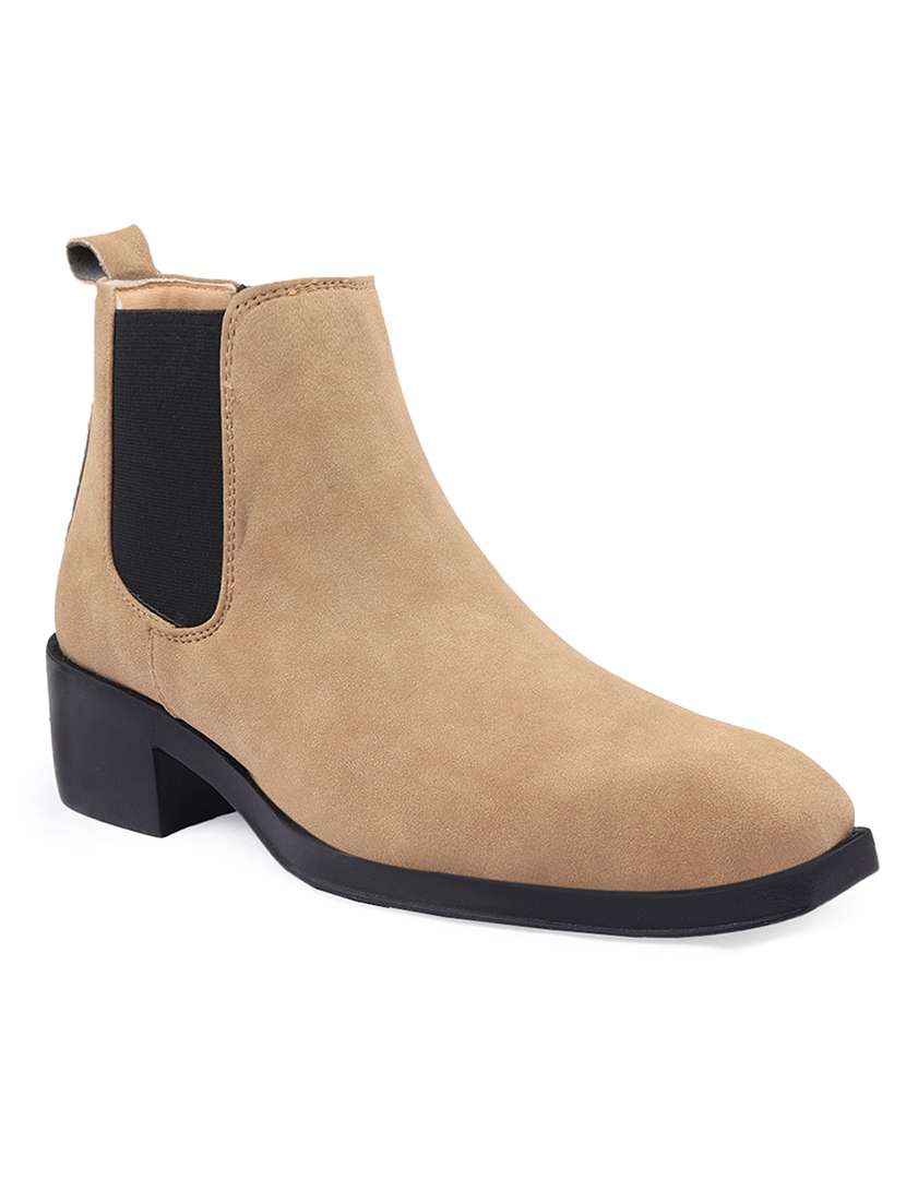 men tan high ankle boot - 22471639 -  Standard Image - 2