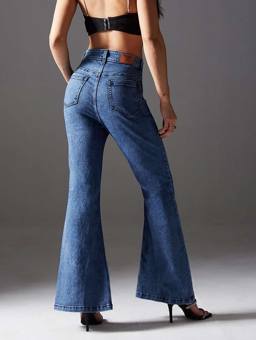 Women Navy Blue Denim Jean - 22472517 -  Standard Image - 2