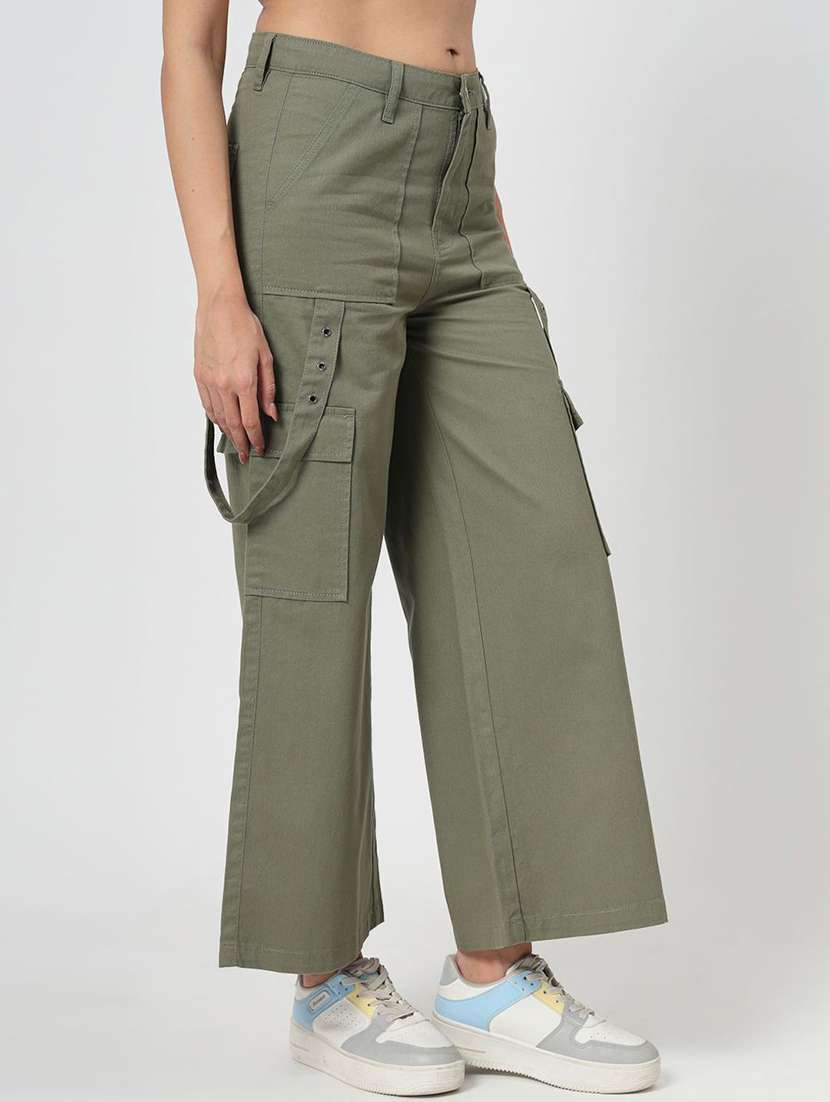 women green cotton cargo - 22472543 -  Standard Image - 2
