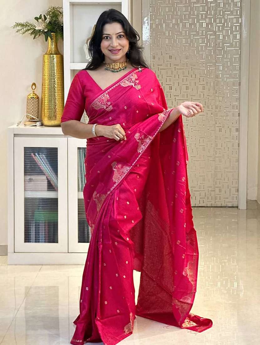 women self design banarasi saree with blouse - 22472622 -  Standard Image - 2